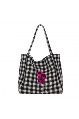 CHIOS CLUB - Grid Market Tote [LXBAG25BK]